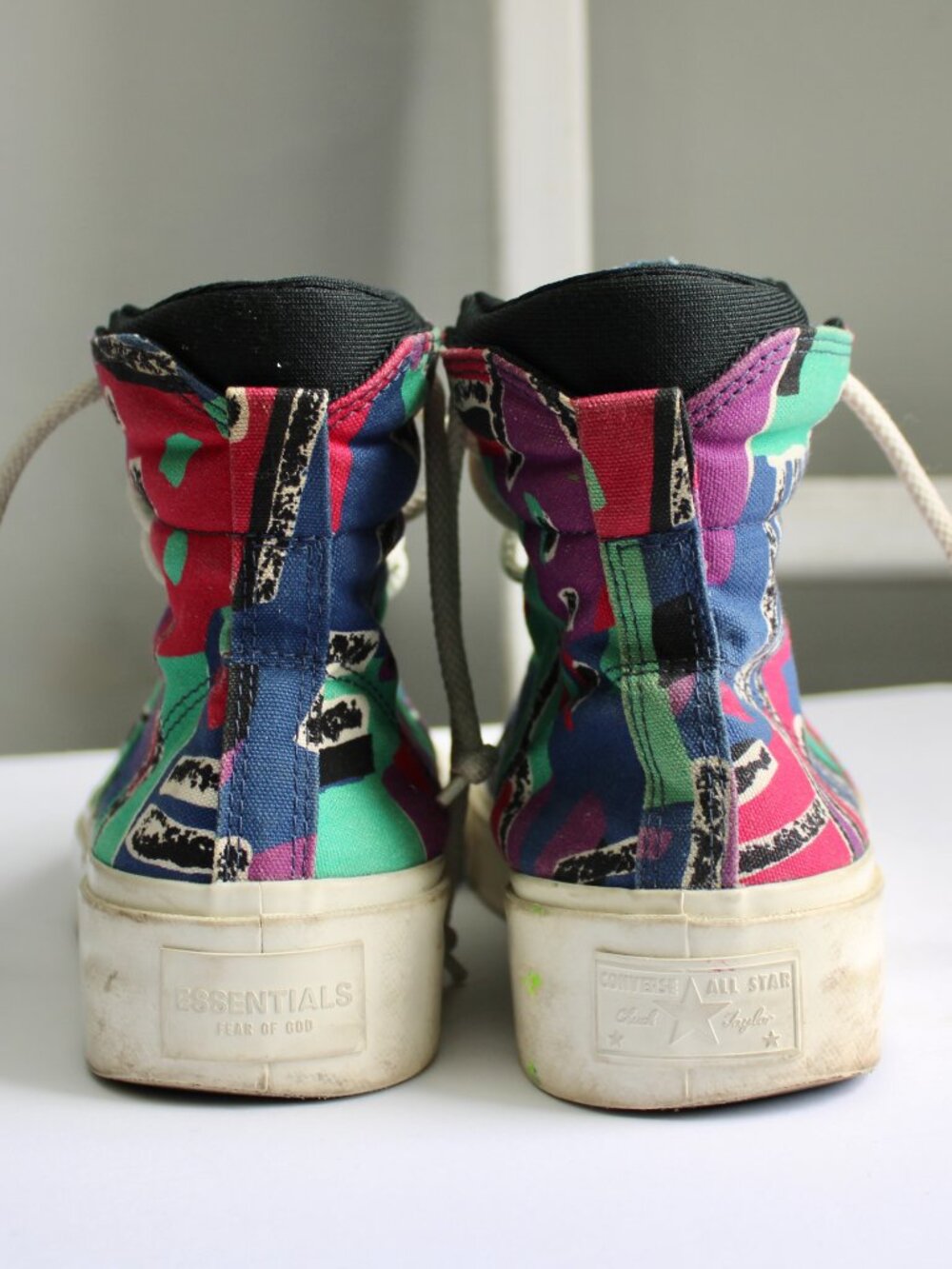 Fear of God ESSENTIALS x Converse Skid Grip Limoges Green Mens Size 12 / 30.5 cm - Picture 4 of 9